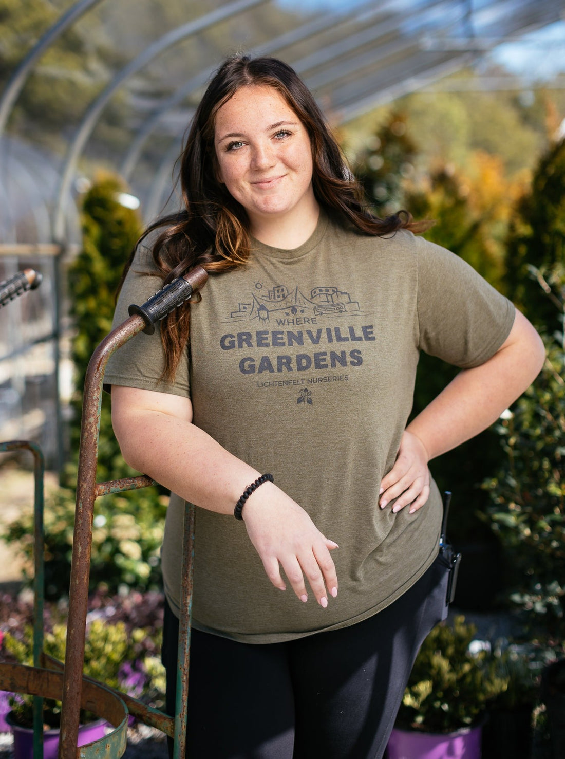 Where Greenville Gardens | Olive Green | Short Sleeve
