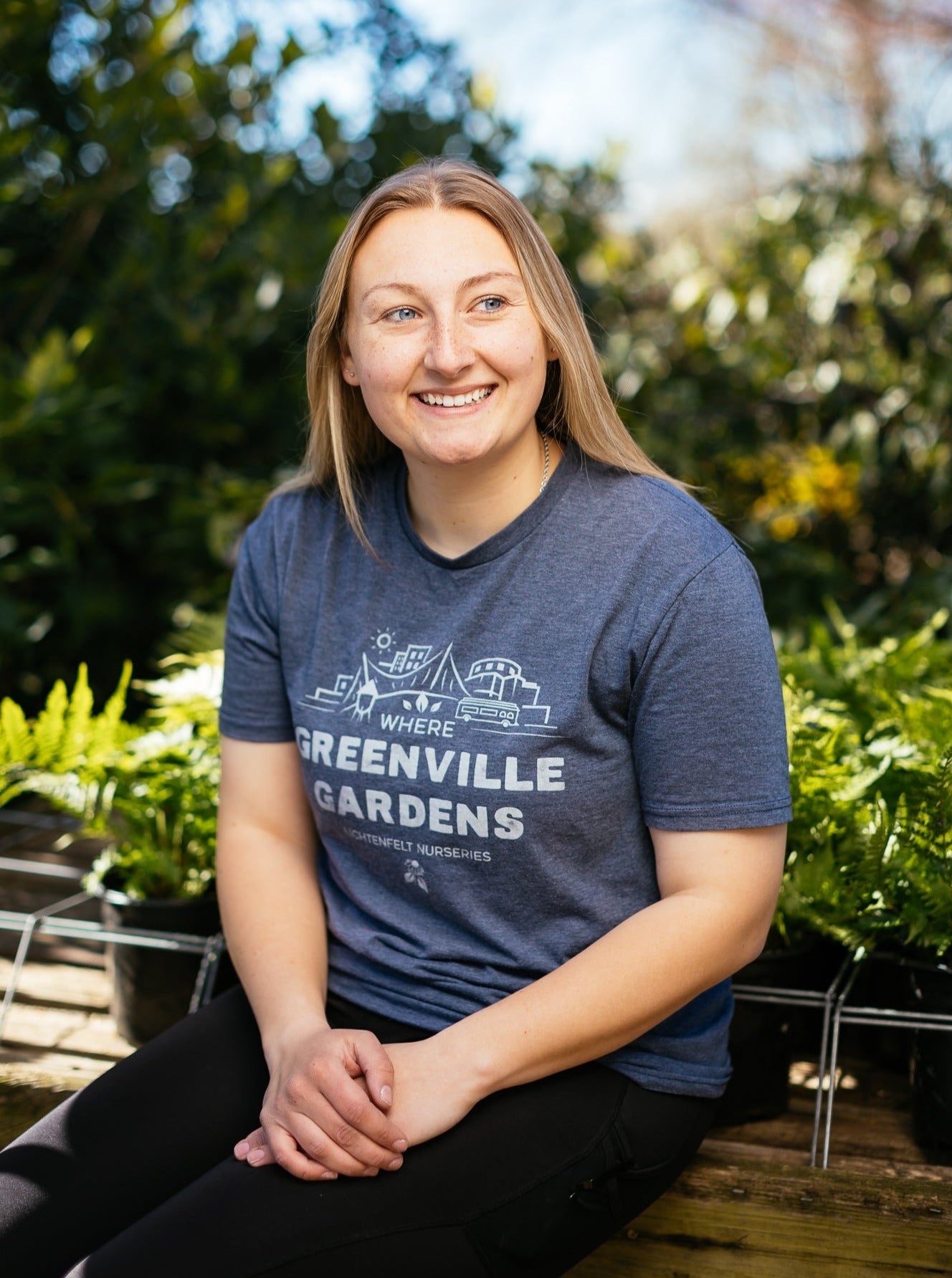 Where Greenville Gardens | Cool Blue | Short Sleeve
