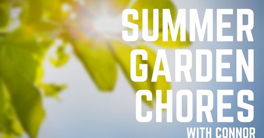 Summer Garden Chores & Tips 5/29