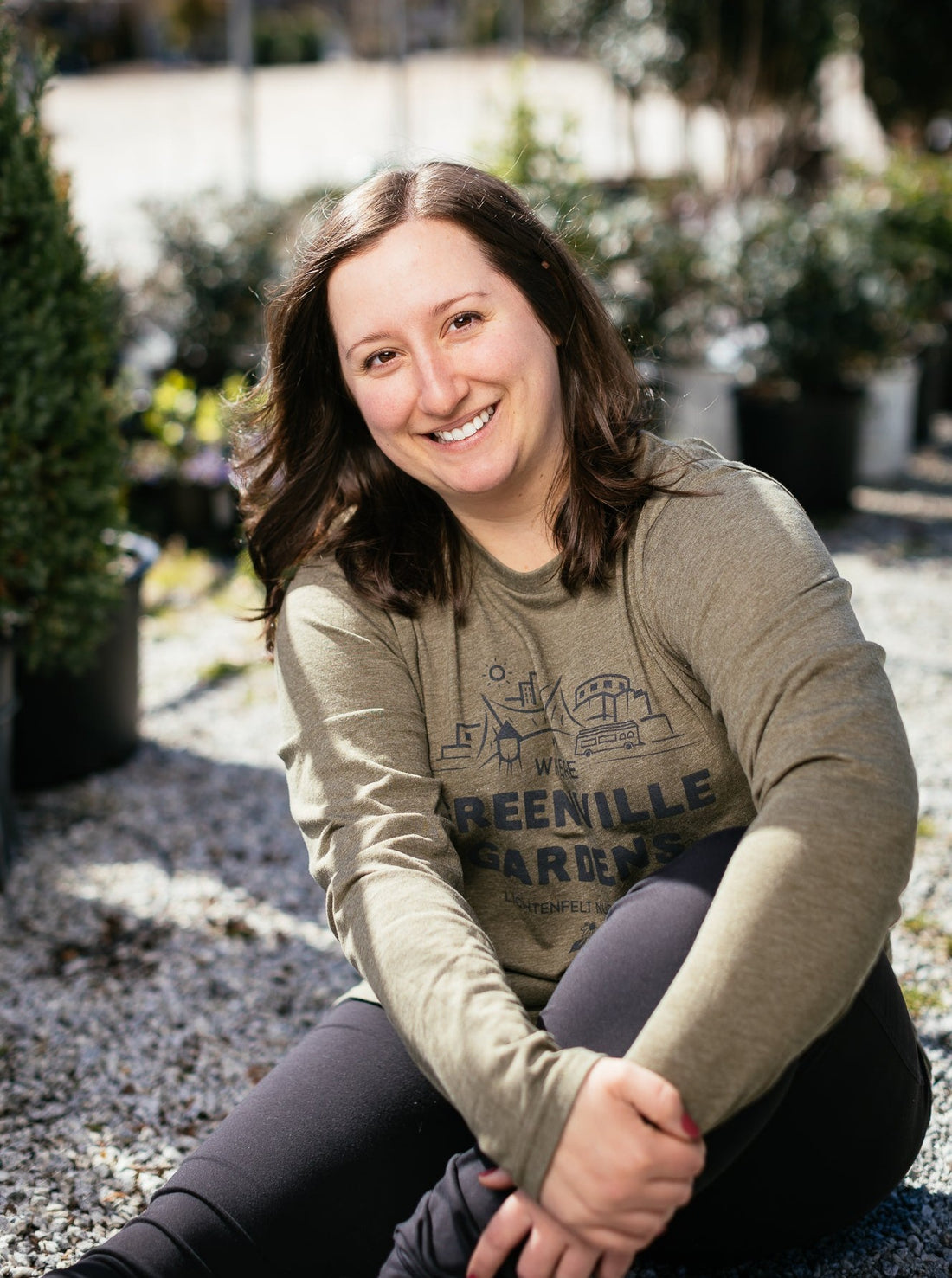 Where Greenville Gardens | Olive Green | Long Sleeve