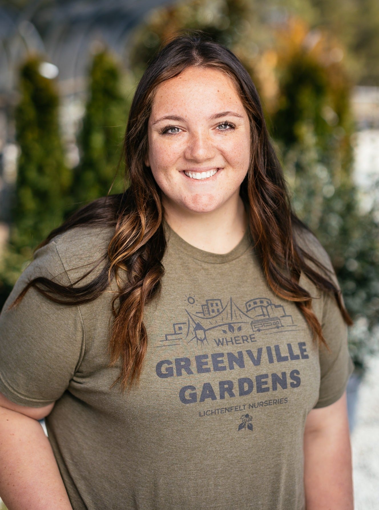 Where Greenville Gardens | Olive Green | Short Sleeve