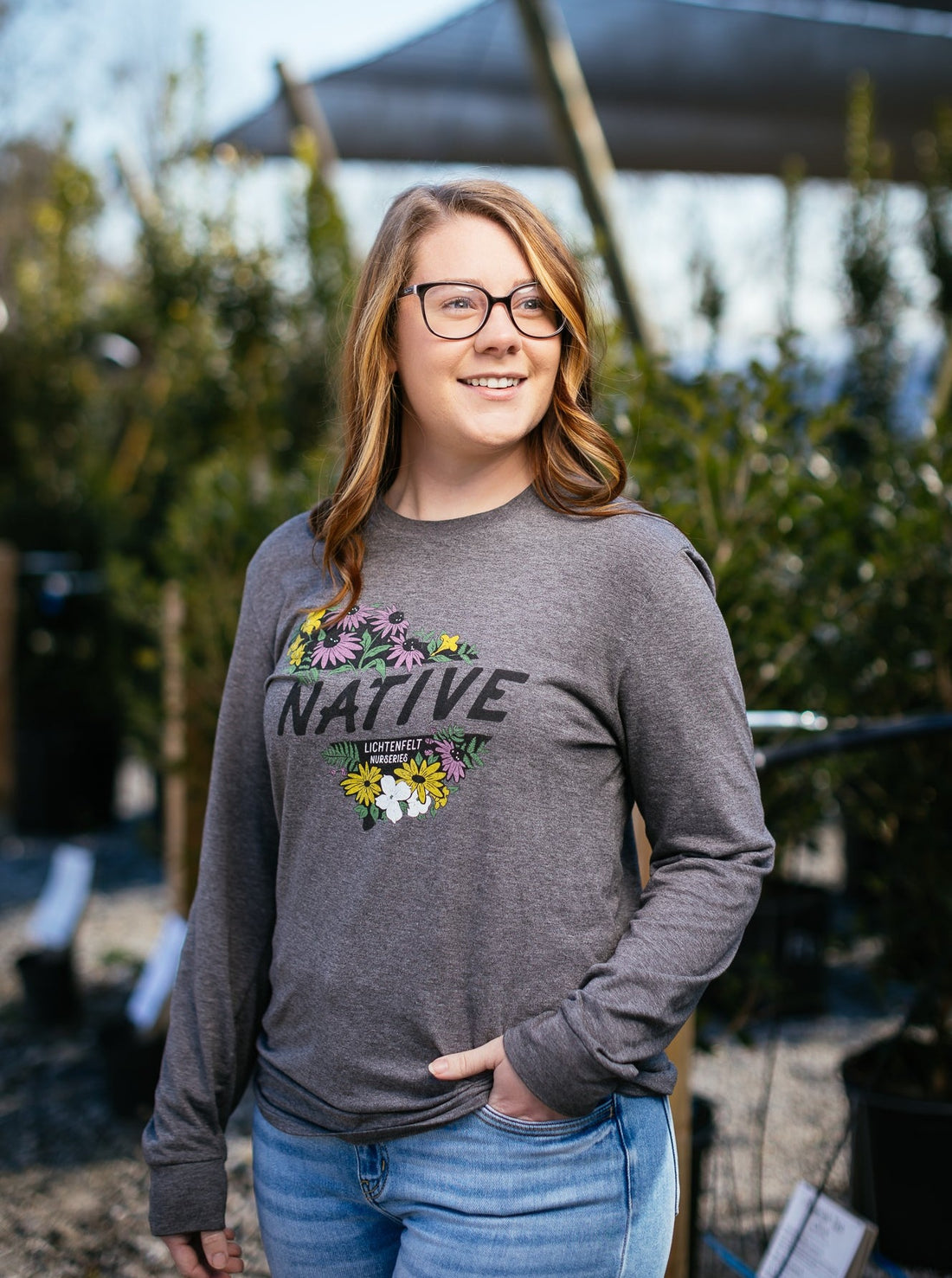 Native | Full Color Gray | Long Sleeve