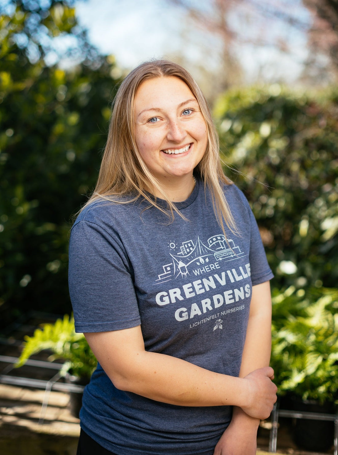 Where Greenville Gardens | Cool Blue | Short Sleeve